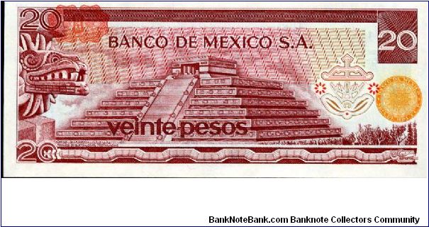 Banknote from Mexico year 1977