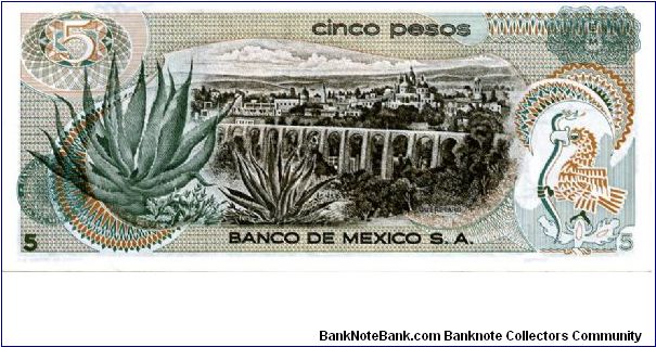 Banknote from Mexico year 1972