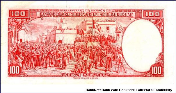 Banknote from Uruguay year 1939