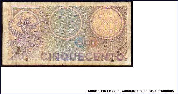 Banknote from Italy year 1974