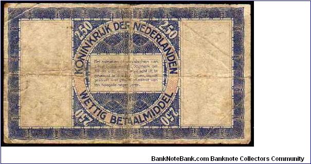 Banknote from Netherlands year 1938