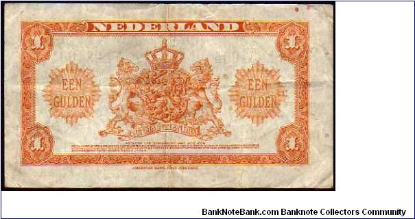 Banknote from Netherlands year 1943