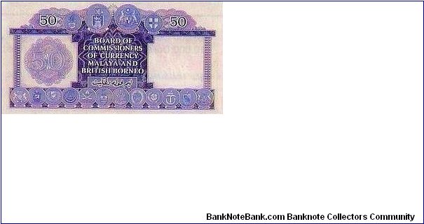 Banknote from Malaysia year 1953