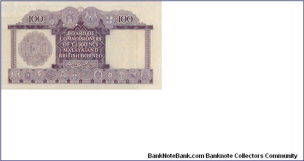 Banknote from Malaysia year 1953