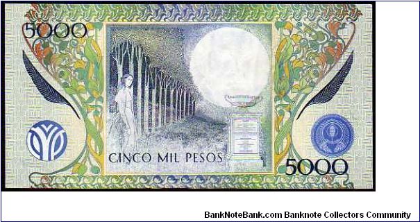 Banknote from Colombia year 2005