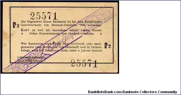 Banknote from Germany year 1916