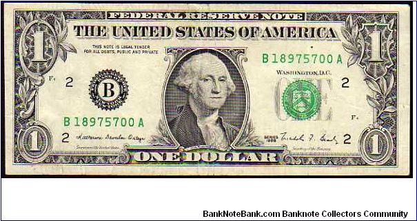1 Dollar
Pk 480 Banknote