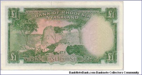 Banknote from Rhodesia year 1960