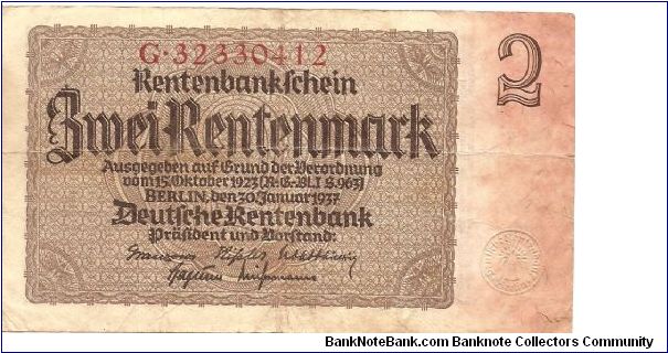 3rd Reich Banknote