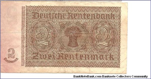 Banknote from Germany year 1937