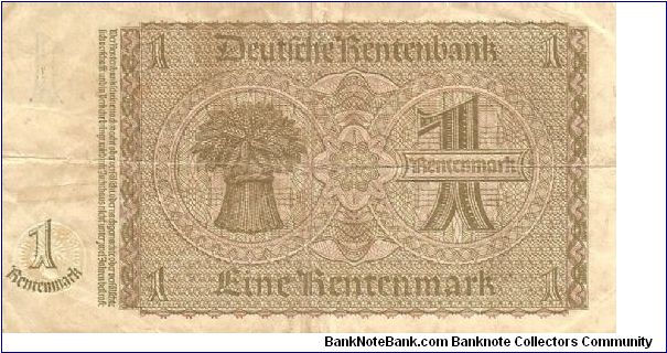 Banknote from Germany year 1937