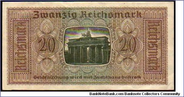 Banknote from Germany year 1939