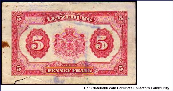 Banknote from Luxembourg year 1944