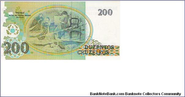 Banknote from Brazil year 1990