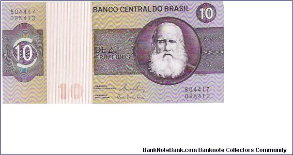 10 CRUZEIROS

B04417
095413

P # 193E AS D SIGN. Banknote