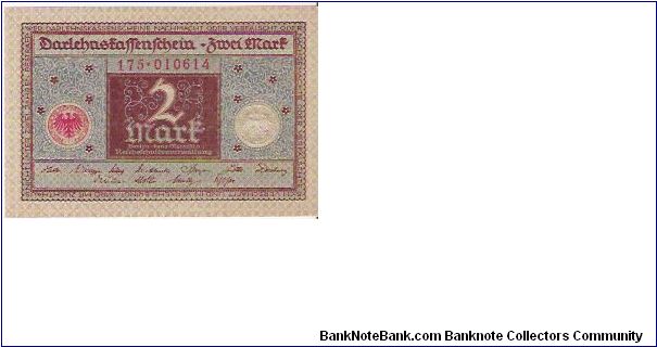 2 MARK
175-010614 Banknote