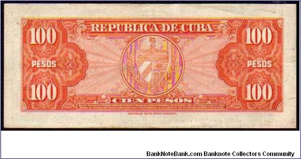 Banknote from Cuba year 1959