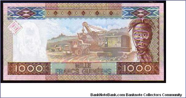 Banknote from Guinea year 2006
