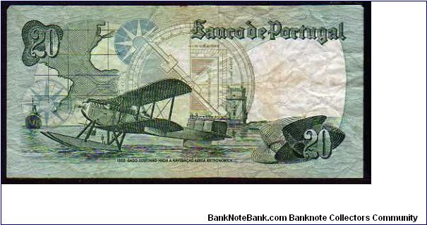 Banknote from Portugal year 1978