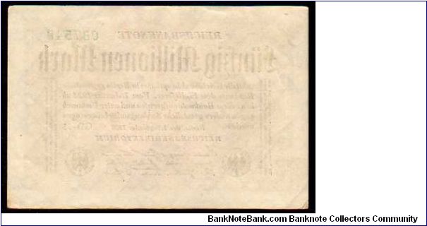 Banknote from Germany year 1923