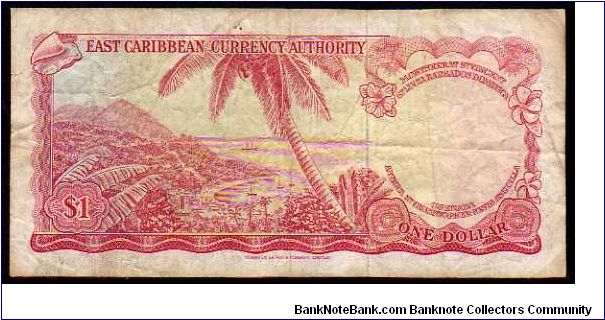 Banknote from Saint Lucia year 1965