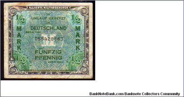 1/2 Mark
Pk 191a

(AMC) Banknote