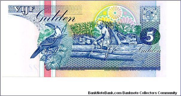 Banknote from Suriname year 1998