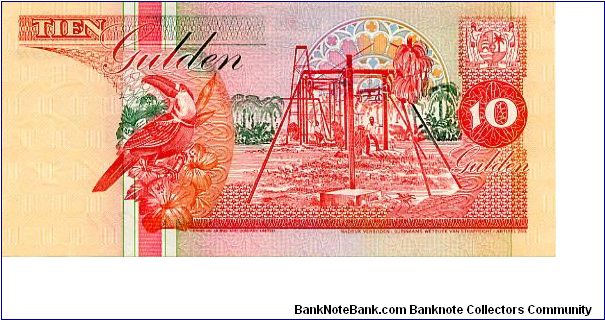 Banknote from Suriname year 1996