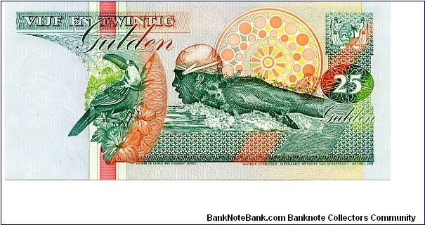 Banknote from Suriname year 1996