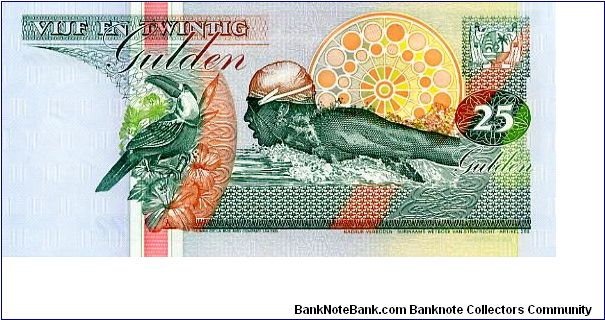 Banknote from Suriname year 1998