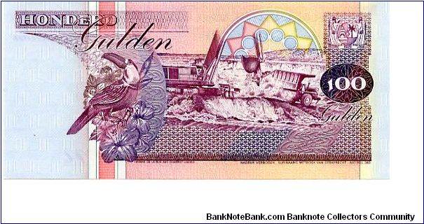 Banknote from Suriname year 1998