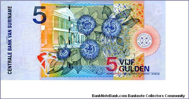 Banknote from Suriname year 2000