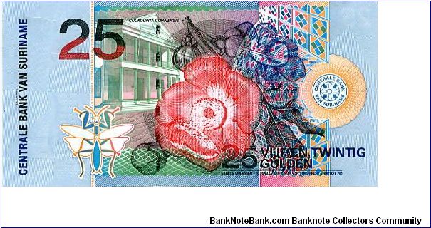 Banknote from Suriname year 2000