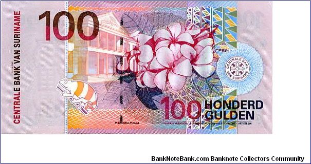 Banknote from Suriname year 2000