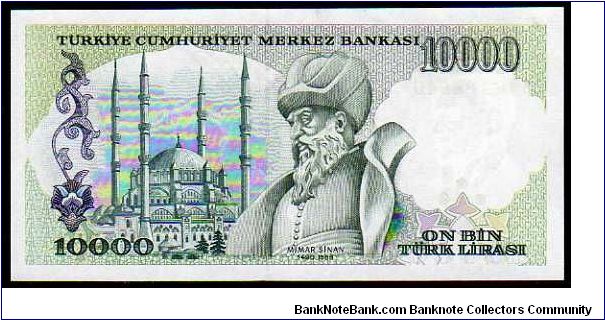Banknote from Turkey year 1993