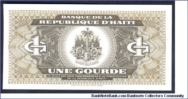 Banknote from Haiti year 1993