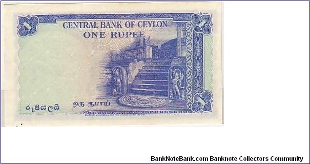 Banknote from Sri Lanka year 1953