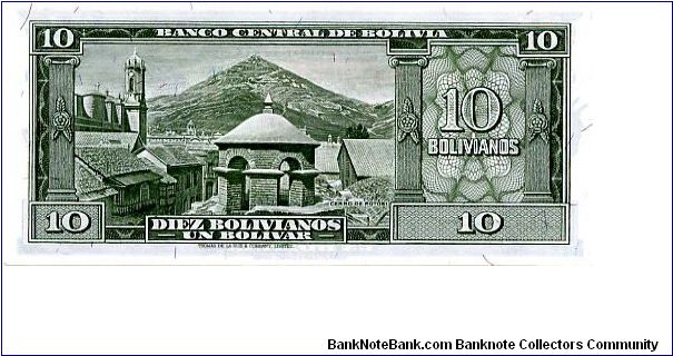 Banknote from Bolivia year 1945