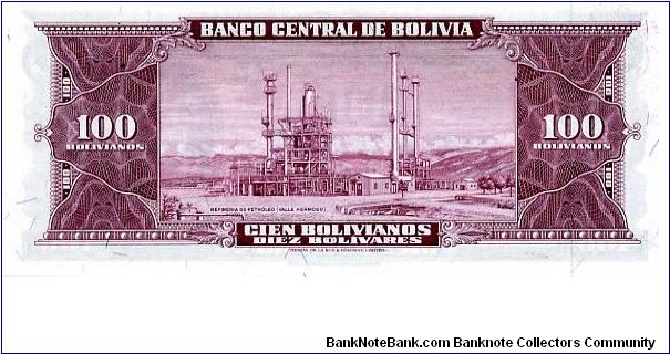 Banknote from Bolivia year 1945