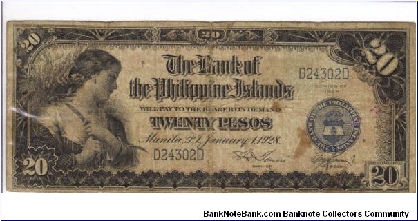 PI-18 Will trade this note for notes I need. Banknote