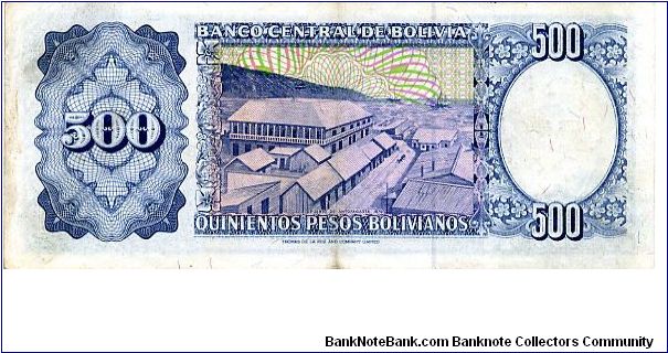 Banknote from Bolivia year 1981