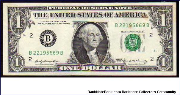 1 Dollar
Pk 449 Banknote