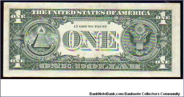 Banknote from USA year 1969