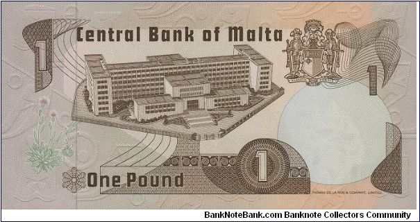 Banknote from Malta year 1979