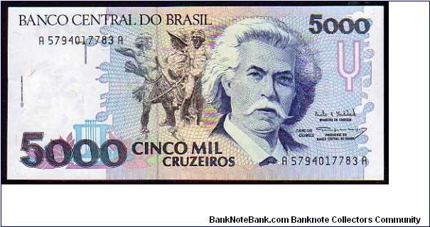 5000 Cruzeiros__

Pk 232c Banknote