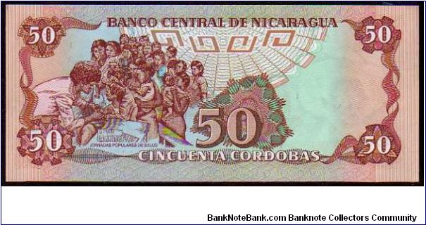 Banknote from Nicaragua year 1985