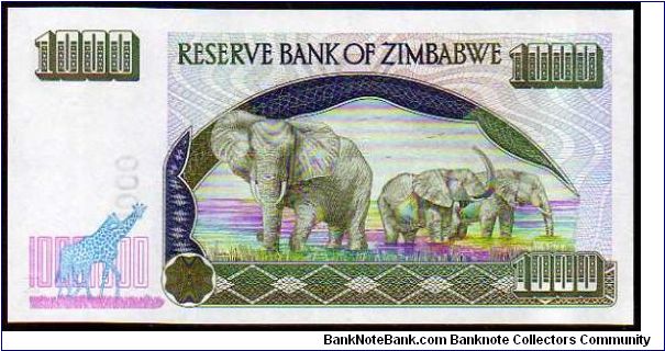 Banknote from Zimbabwe year 2003