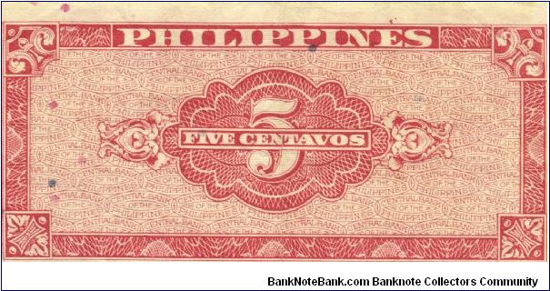 Banknote from Philippines year 1949