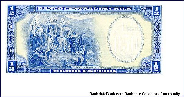 Banknote from Chile year 1962