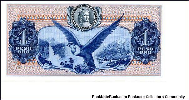 Banknote from Colombia year 1974